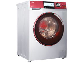 海爾XQG70-B1228 7公斤全自動滾筒洗衣機 紅色魅力與五金件細節解析